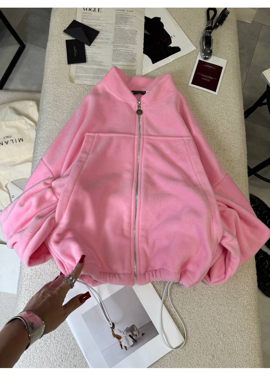 Женский флисовый бомбер FINO Mode на молнии (369943426)