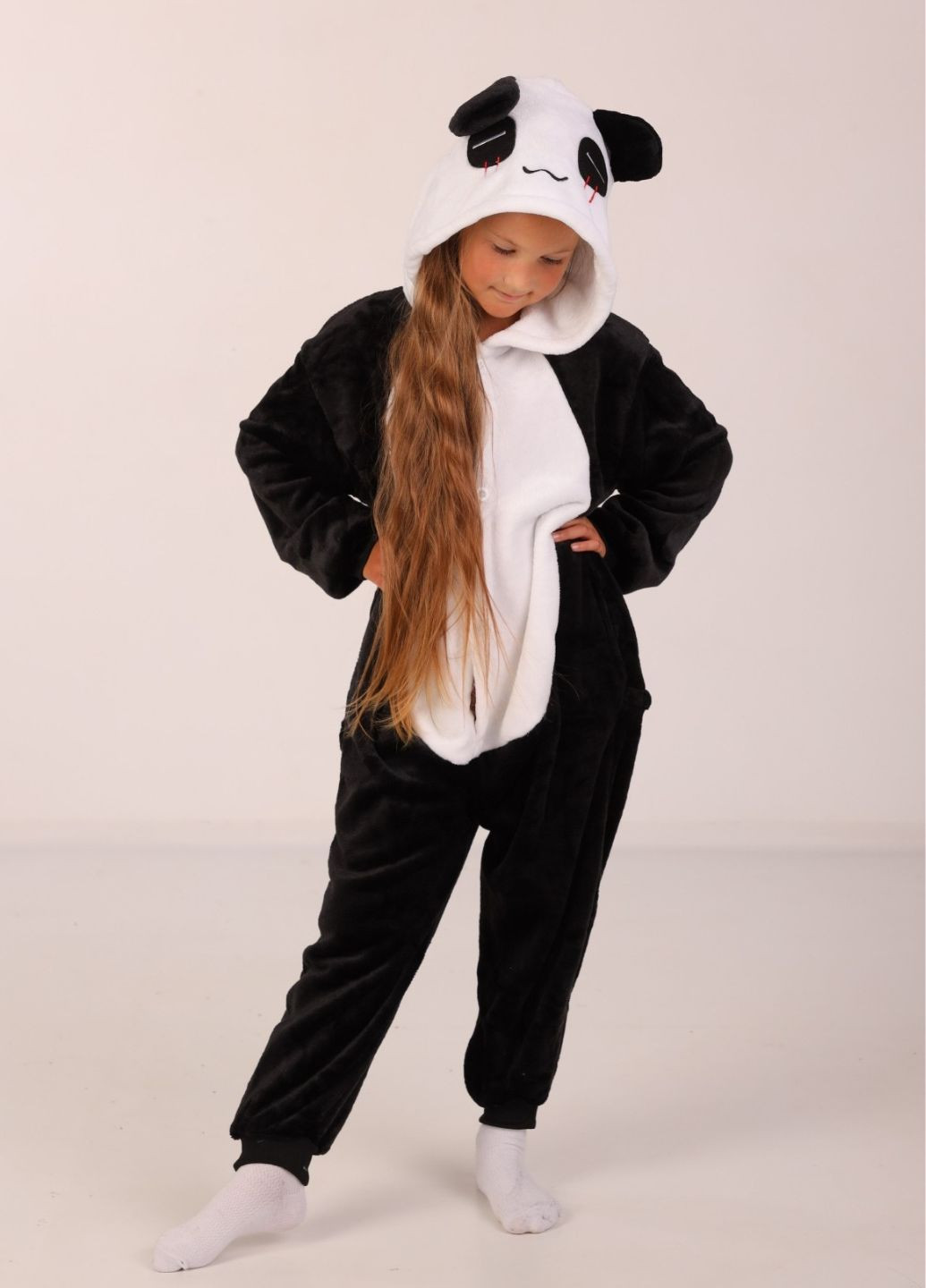 Детское кигуруми Панда аниме с капюшоном и карманами My Kigu (365247872)