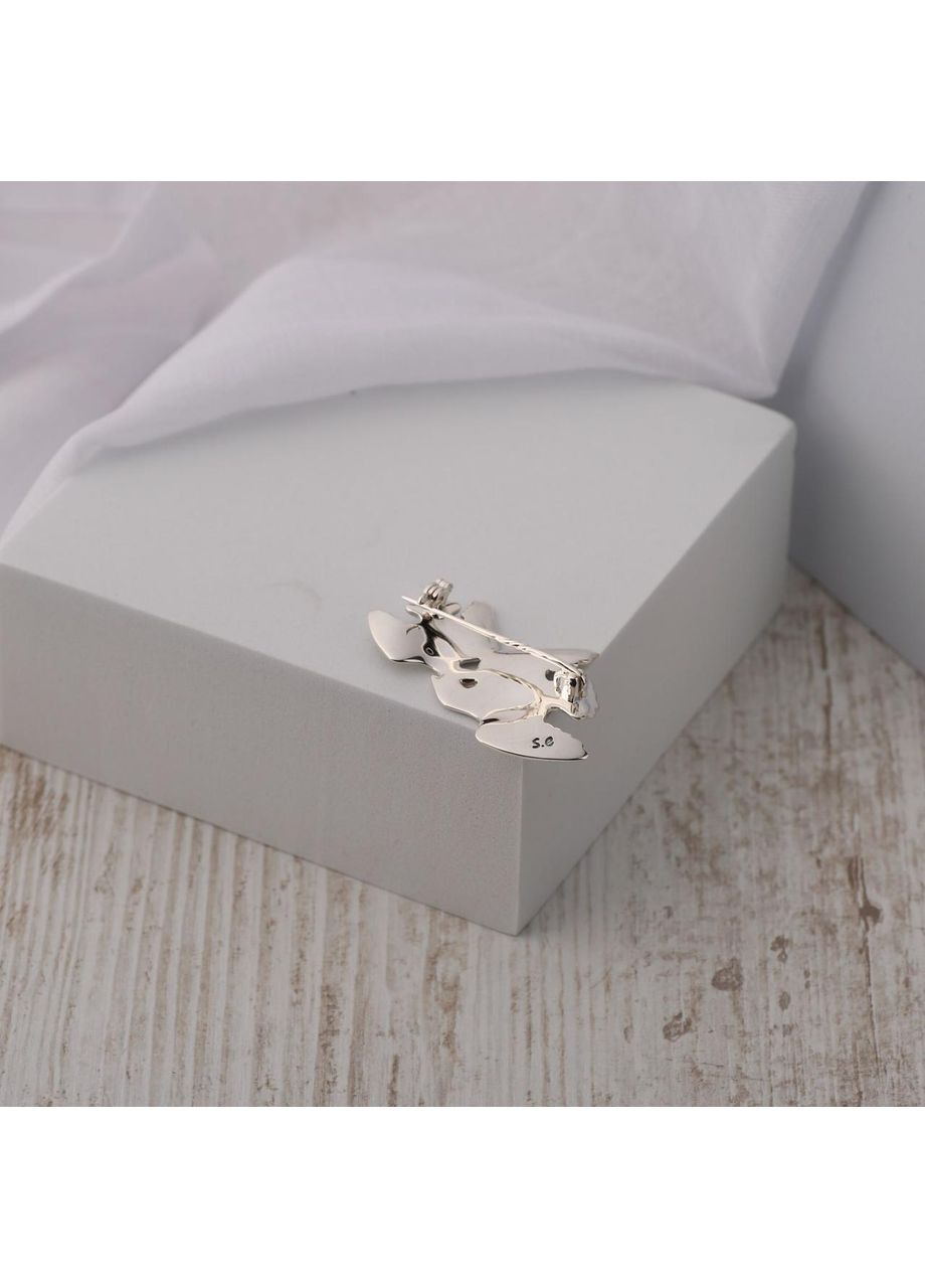 Брошка србна з птахами Голубки 925 Skifska Etnika (364202726)