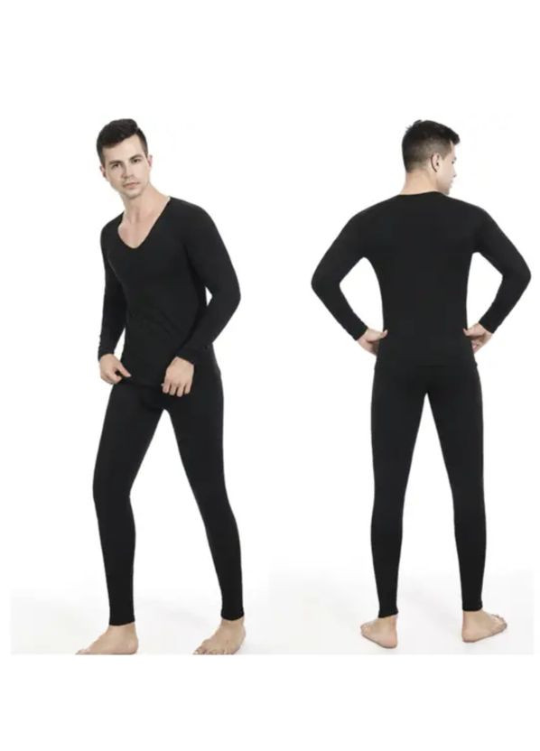 Термобілизна чоловіча Derong XL з функцією підігрівання чорний No Brand (313583321)