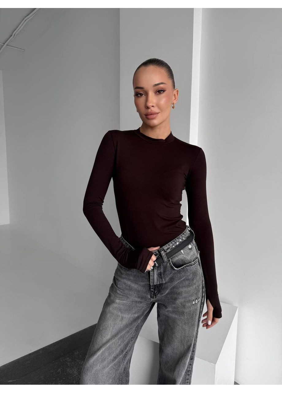 Жіночий легкий лонгслів Fashion (371133744)