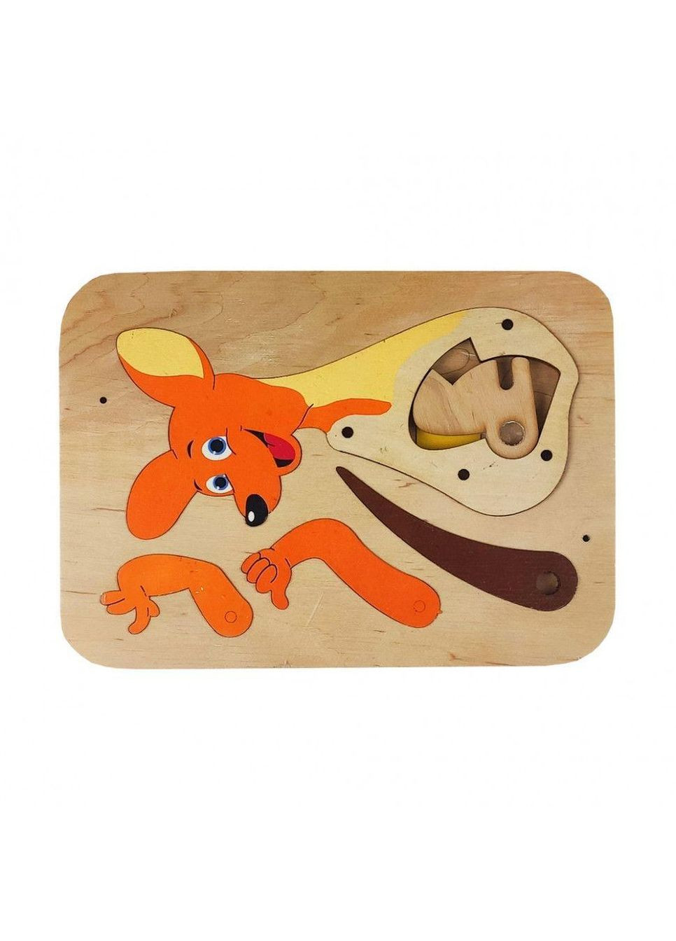 Дерев'яний конструктор "Кенгуру" Еco Дерево (172217) No Brand (362427363)