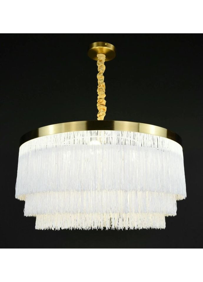 Люстра підвісна на 4 лампочки 27867 Латунь 40-70х60х60 см. Sunnysky (324395886)