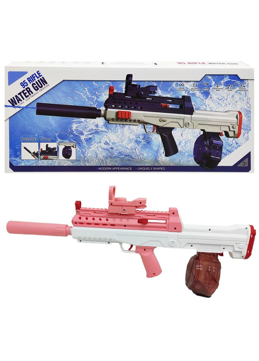 Водный автомат аккумуляторный "95 rifle" (розовый) MIC (292252251)