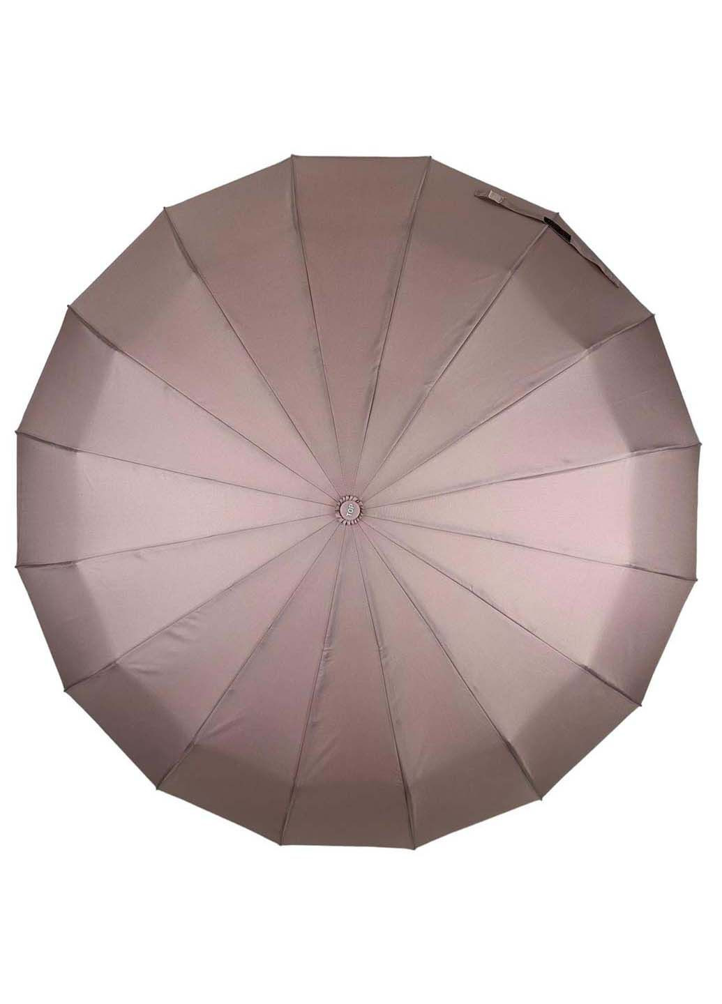 Однотонный зонт автомат на 16 карбоновых спиц Toprain (289977521)