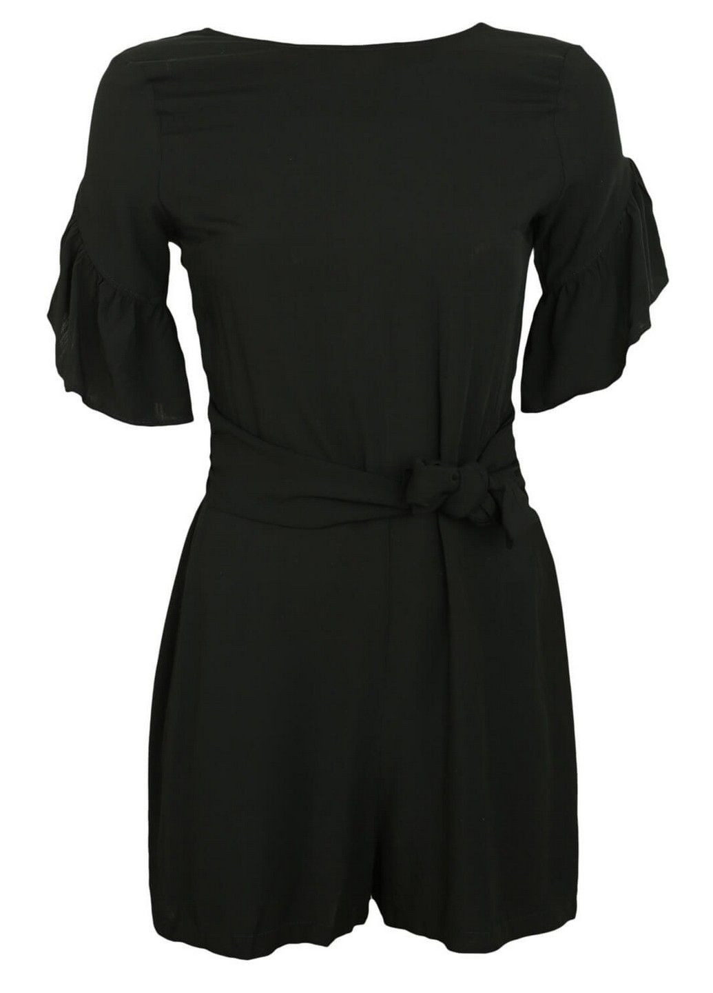 Комбінезон Stradivarius однотонний чорний кежуал