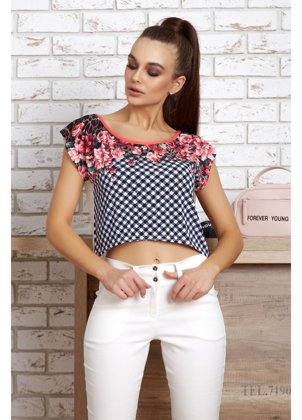 Розовая блуза 395.0818+а Seventeen