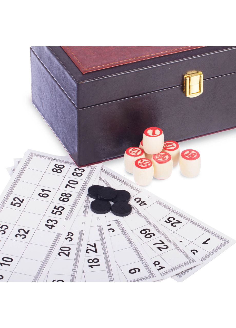 Лото настільна гра в шкірозаміннику P90 ( P90) SP-Sport (354703675)