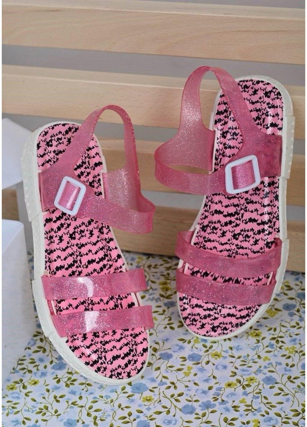 Босоніжки дитячі силіконові рожеві No Brand (305847758)