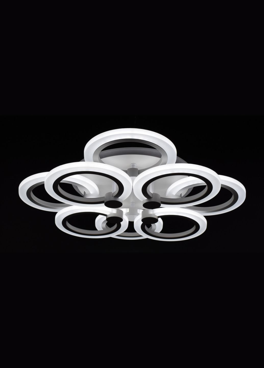 Люстра світлодіодна стельова LED світильник для квартири на стелю лед з пультом 25961 Білий 11х45х54 см. Sunnysky (364497969)