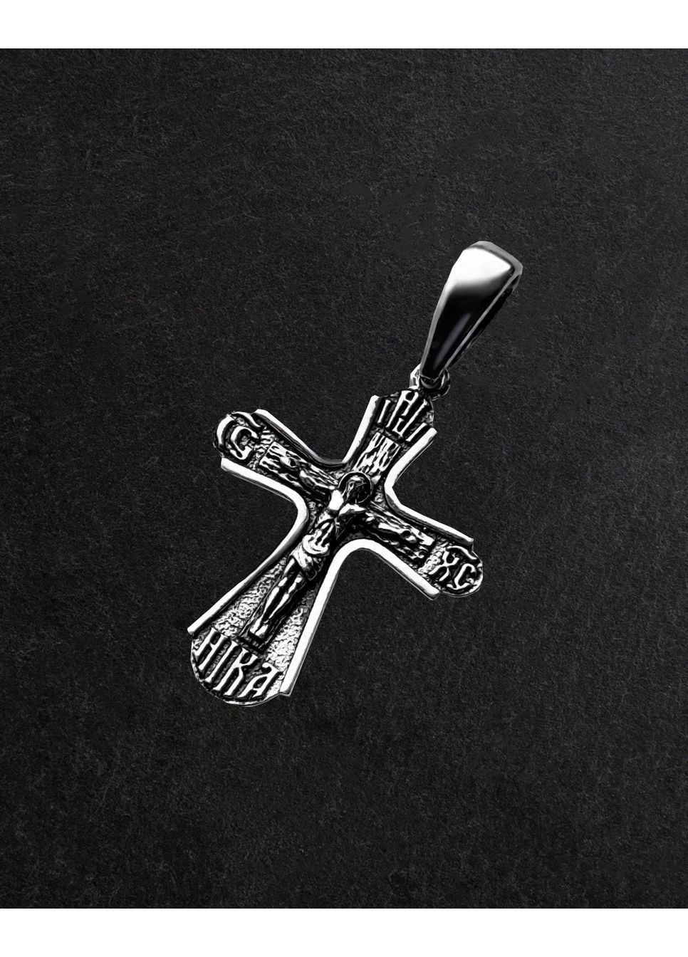 Православний хретик. Срібло 925 проби. Кулон з розп'яттям. DeLoS (355877813)