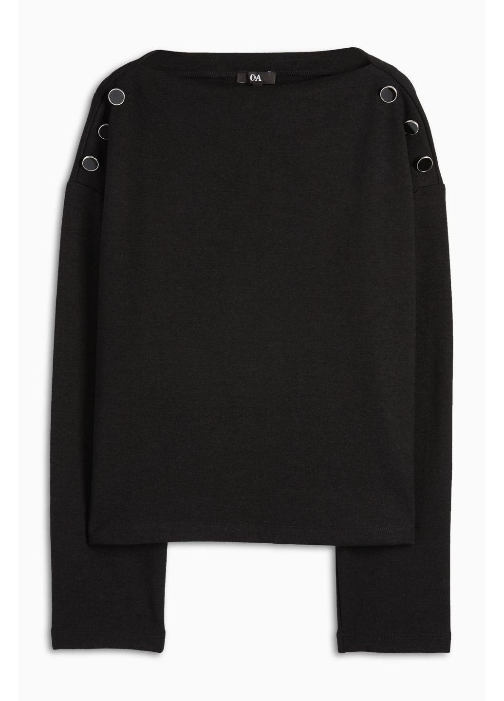 Чорний демісезонний светр з віскози C&A