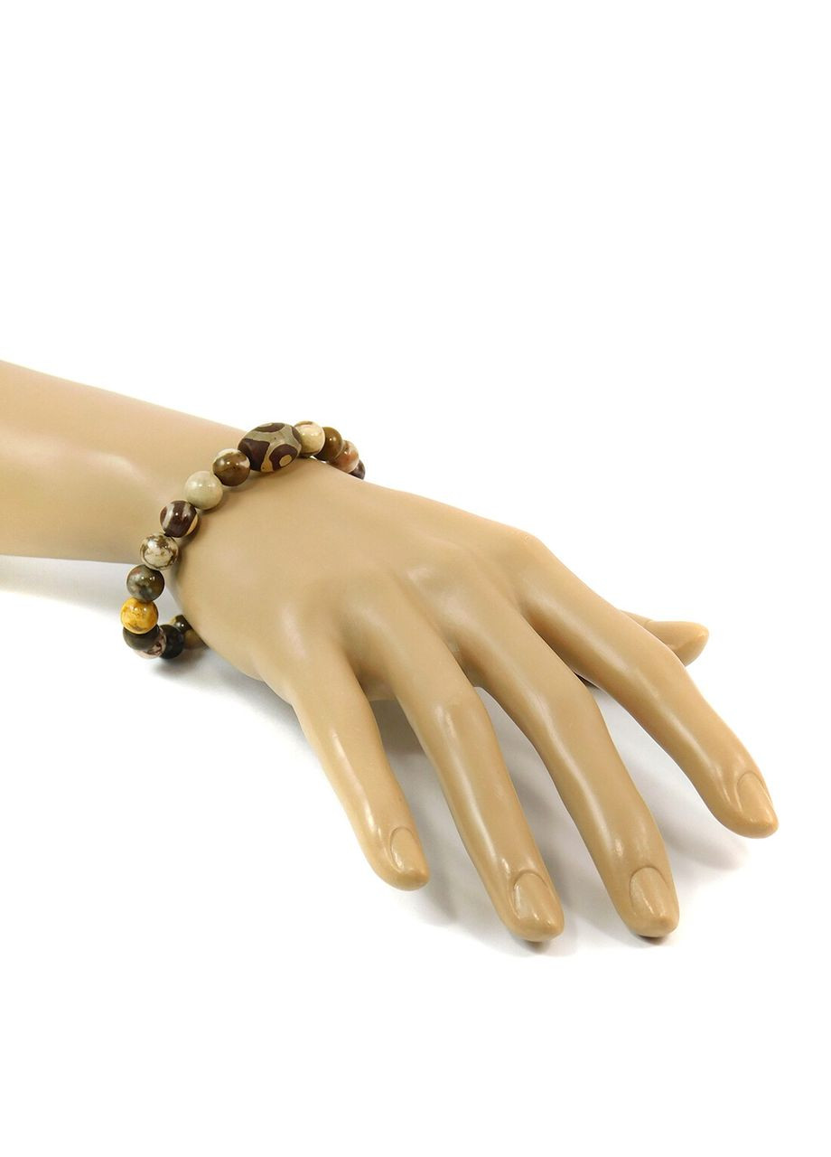 Браслет "3 ока" Яшма, Агат 17 Fursa fashion (322568588)