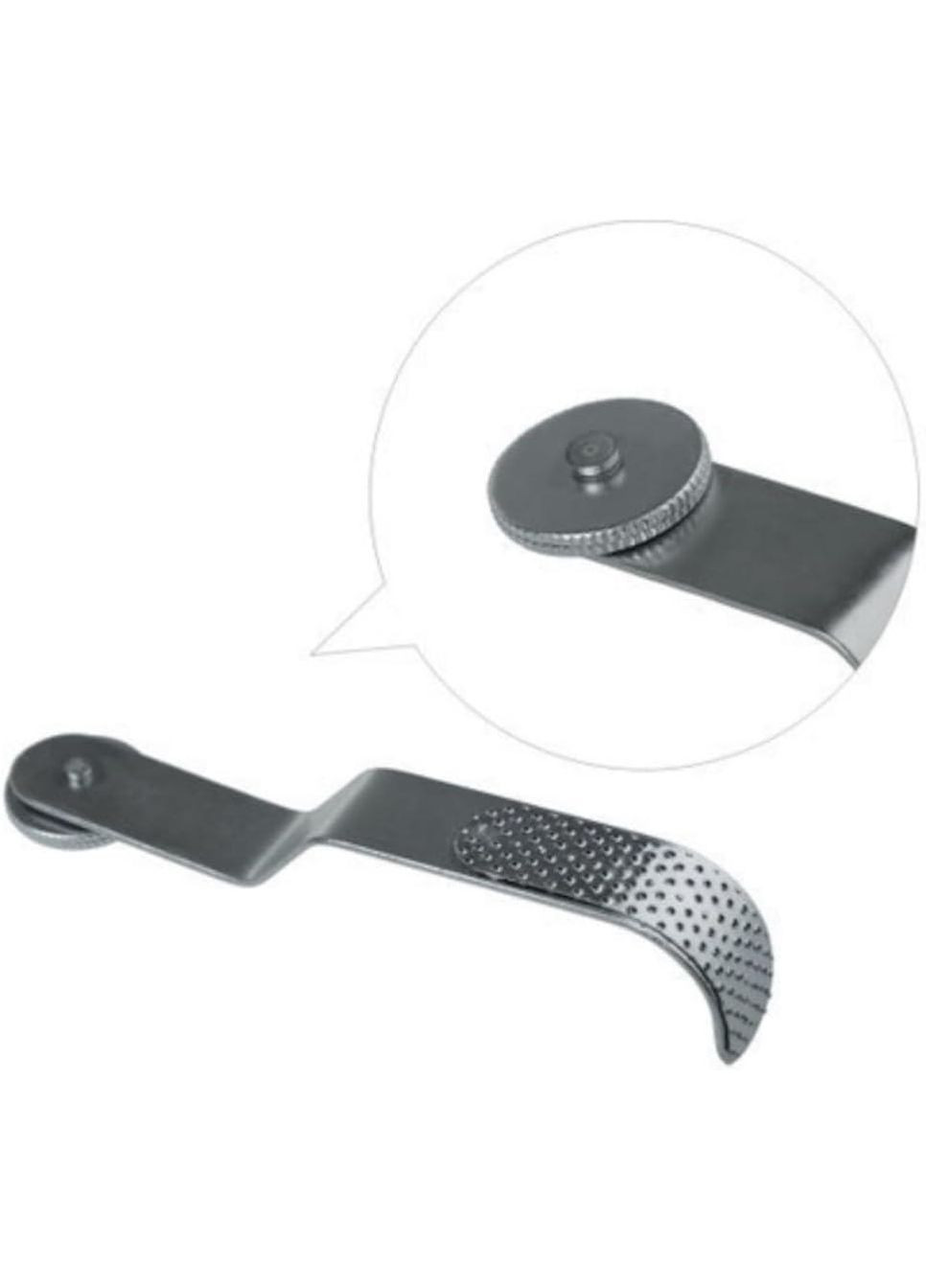 Універсальний інструмент для ремонту камер велосипеда 3 в 1 бортувальна лопатка з наждаком і накочувальним роликом металевий No Brand (328288304)