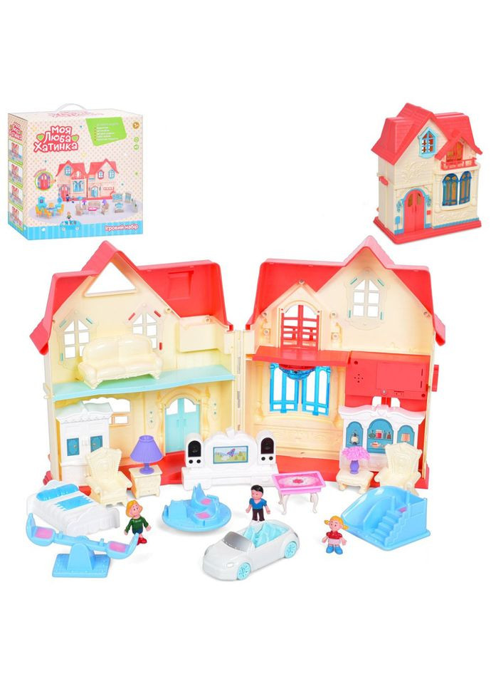 Дитячий ігровий будиночок "Мій улюблений будиночок" WD-932C, меблі, звук, світло Limo Toy (369321265)