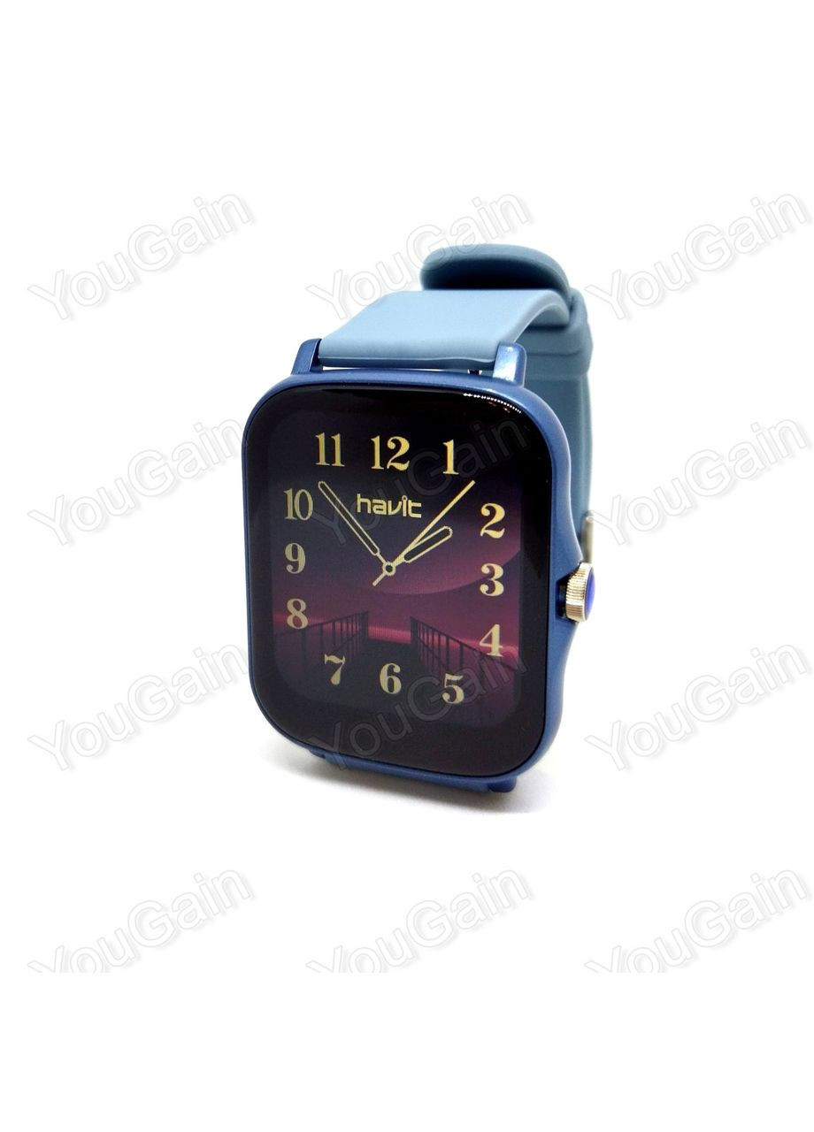 Смарт годинник M9013 з повністю сенсорним екраном, багатофункціональною кнопкою та функцією детекції стану здоров'я Havit (366218106)