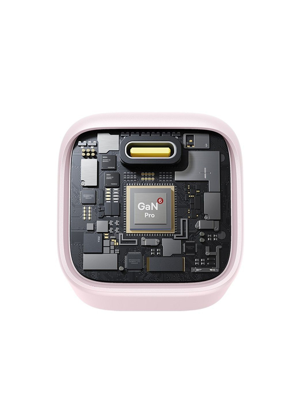 Мережевий зарядний пристрій PicoGo GaN Fast Charger 1C 45W EU Baby Pink Baseus (371644485)