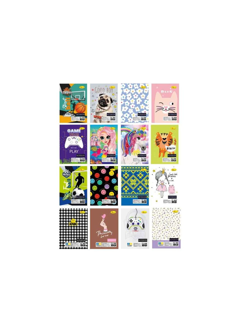 Блокнот А7 на пружині 72арк Апельсин (354345159)