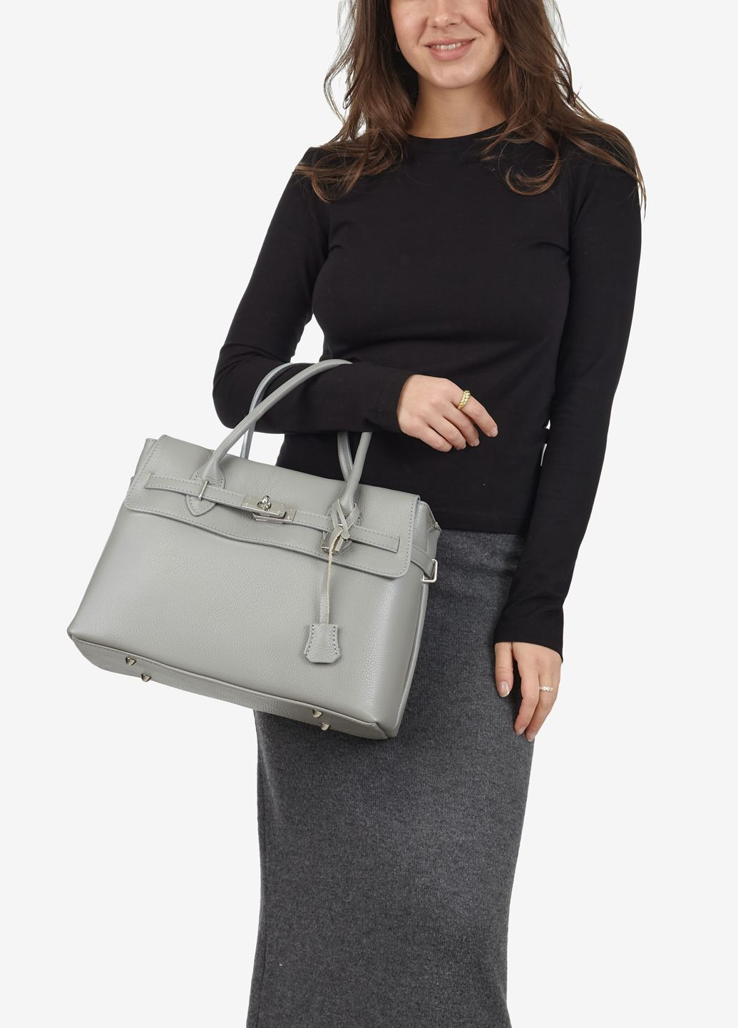 Сумка женская кожаная тоут средняя Tote Regina Notte (322016878)