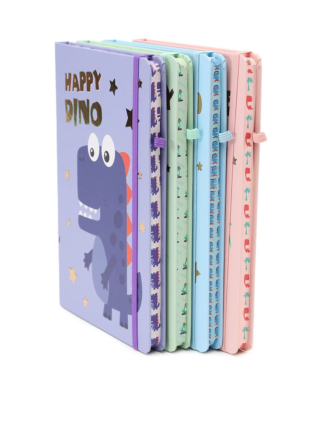 Блокнот на гумці формату А5 з твердою обкладинкою колір різнокольоровий ЦБ-00280731 Malevaro (345651117)