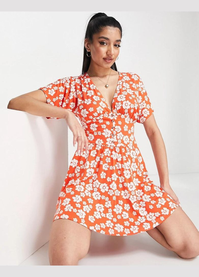 Помаранчева сукня Asos