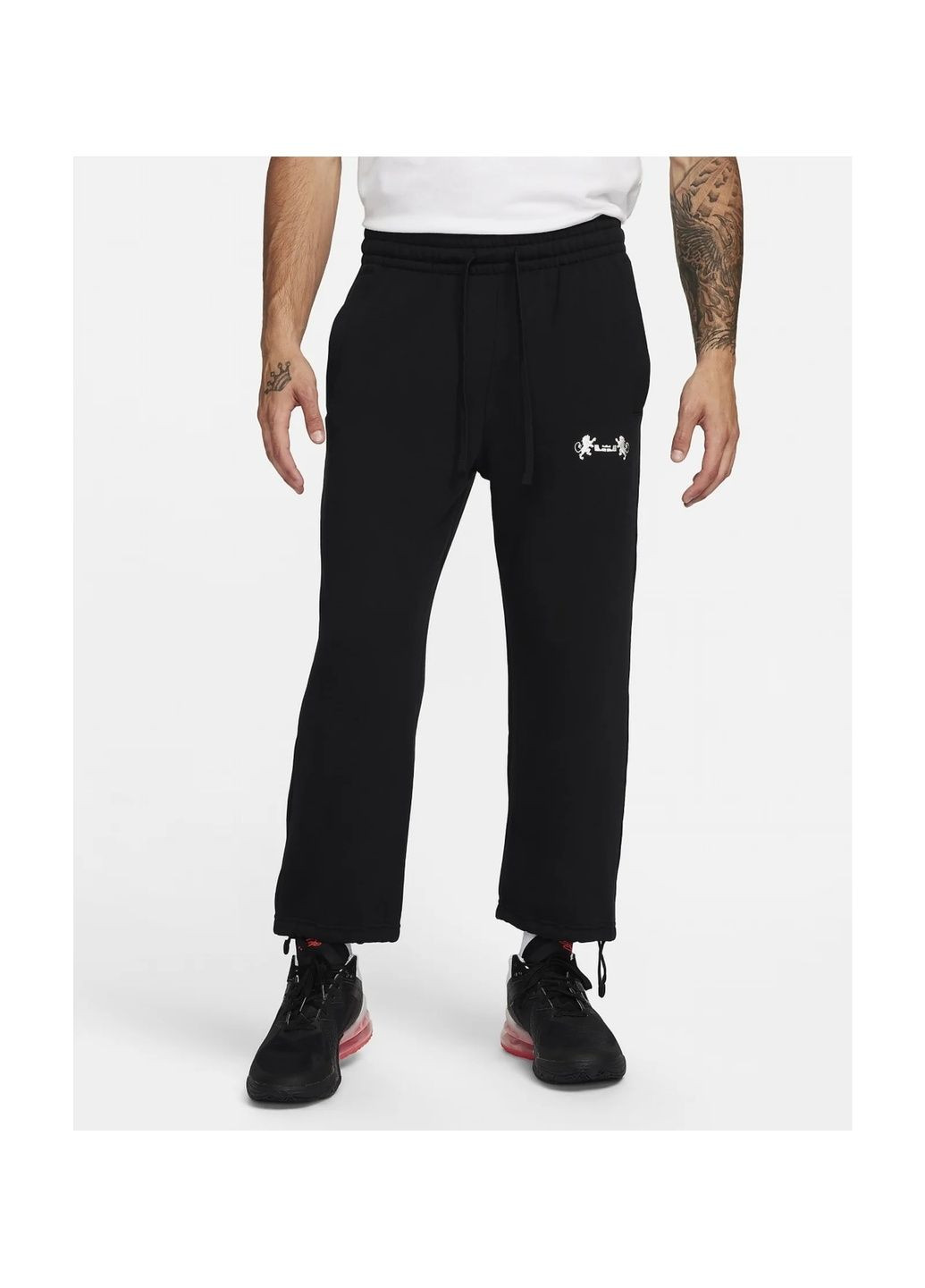 Черные демисезонные брюки Nike