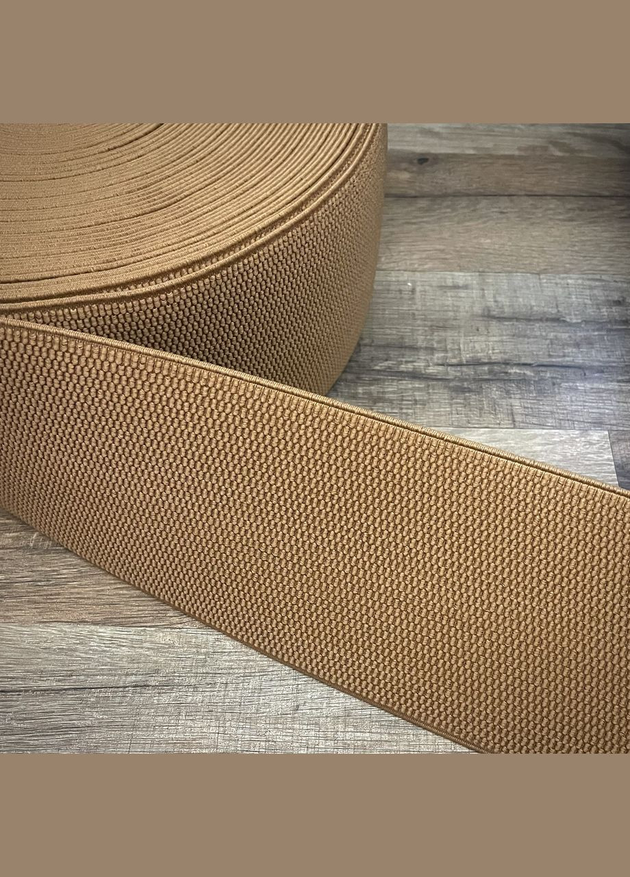 Резинка для пояса 10 см, резинка поясная коричневая пог. м. No Brand (329743935)