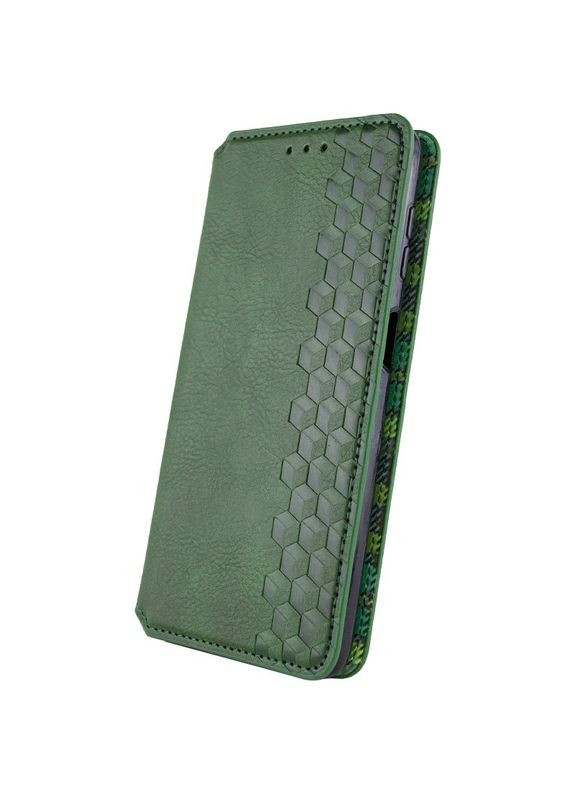 Шкіряний чохол-книжка Cubic для Samsung Galaxy M35 5G Зелений Getman (337516001)