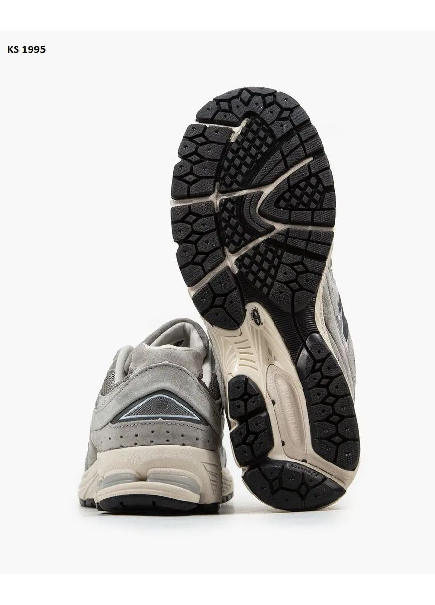 Серые демисезонные кроссовки мужские new balance 2002r light gray нью беланс 2002r No Brand