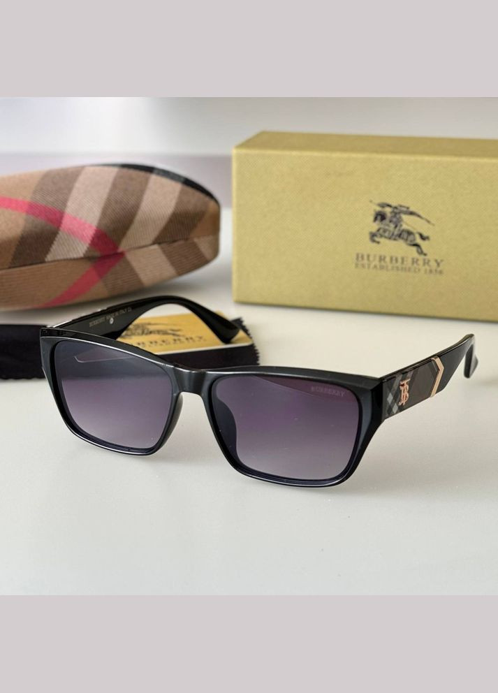 Женские брендовые солнцезащитные очки B (3399) черные No Brand (322157295)