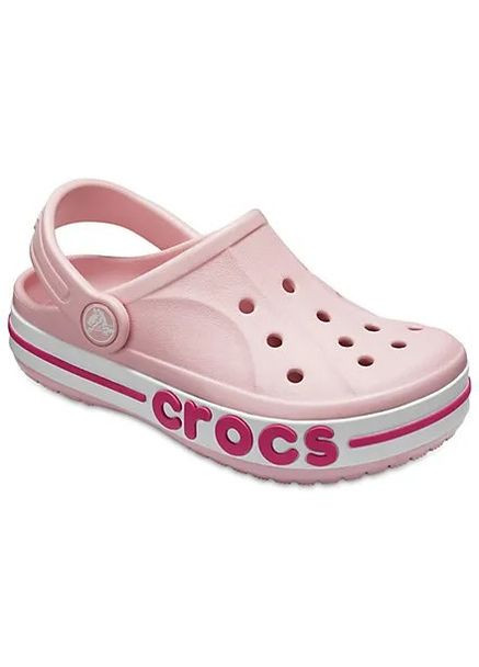 Розовые кроксы bayaband clog petal pink j1-32.5-20.5 см 207019 Crocs