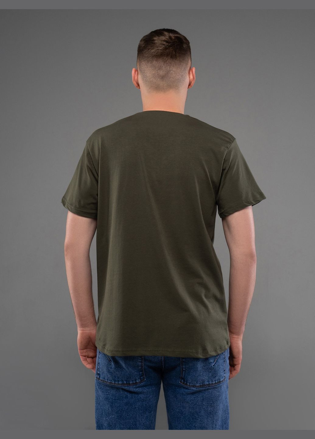 Хаки (оливковая) футболки ISSA PLUS GN4-161