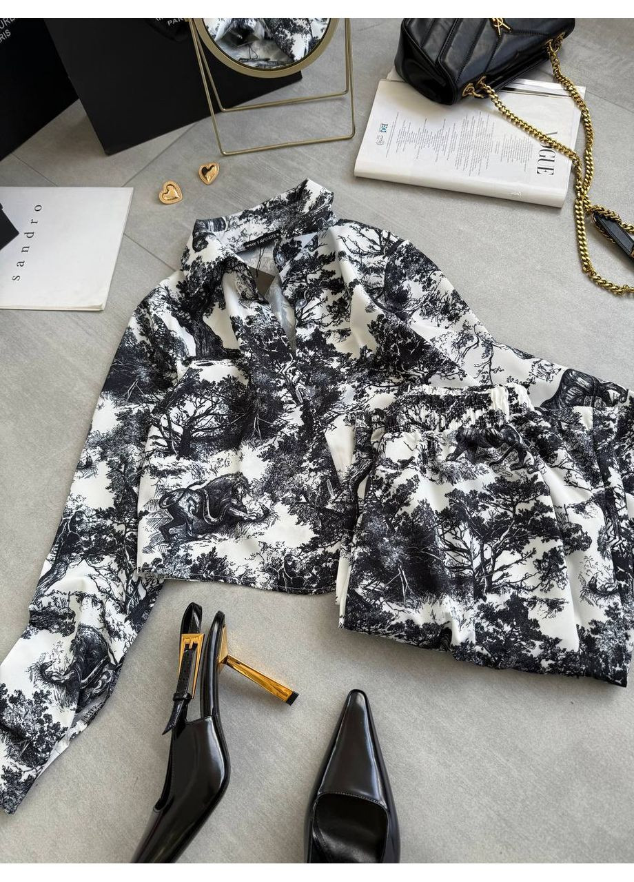 🌸 Костюм «Soft Touch» из принтованной ткани — Размерная сетка в описании Vione (367076051)