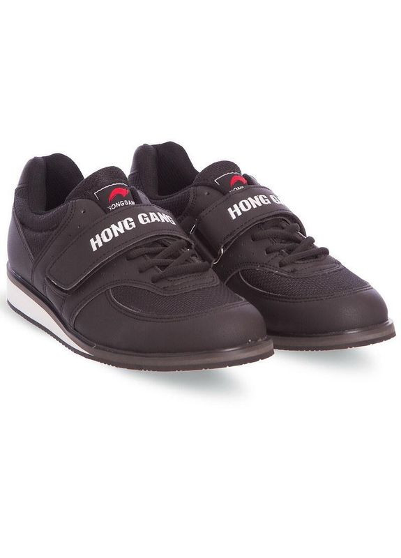 Чорні всесезон штангетки для важкої атлетики та пауерліфтингу hong gang ob-0192 розмір чорний SP-Sport