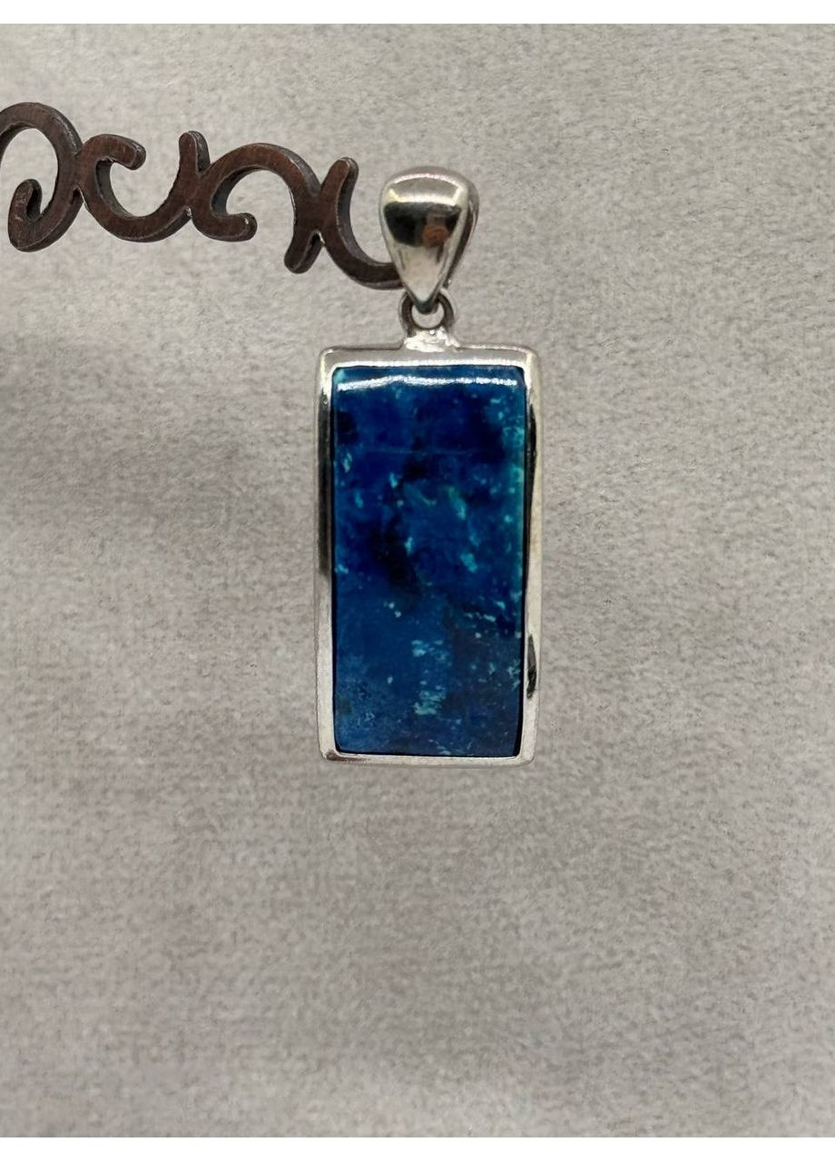 Кулон з бірюзи 27*14*6 мм Блакитний No Brand (363830023)