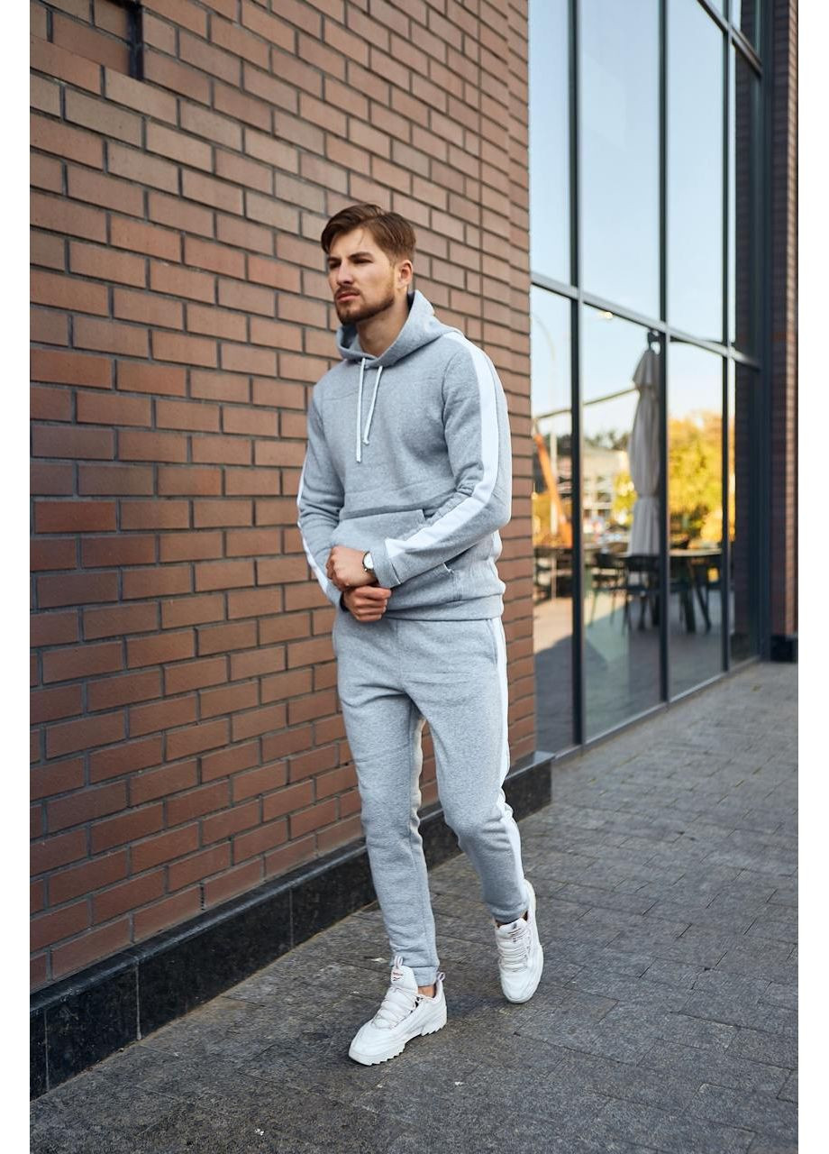 Костюм спортивный мужской на флисе No Brand спортивный костюм (360600030)