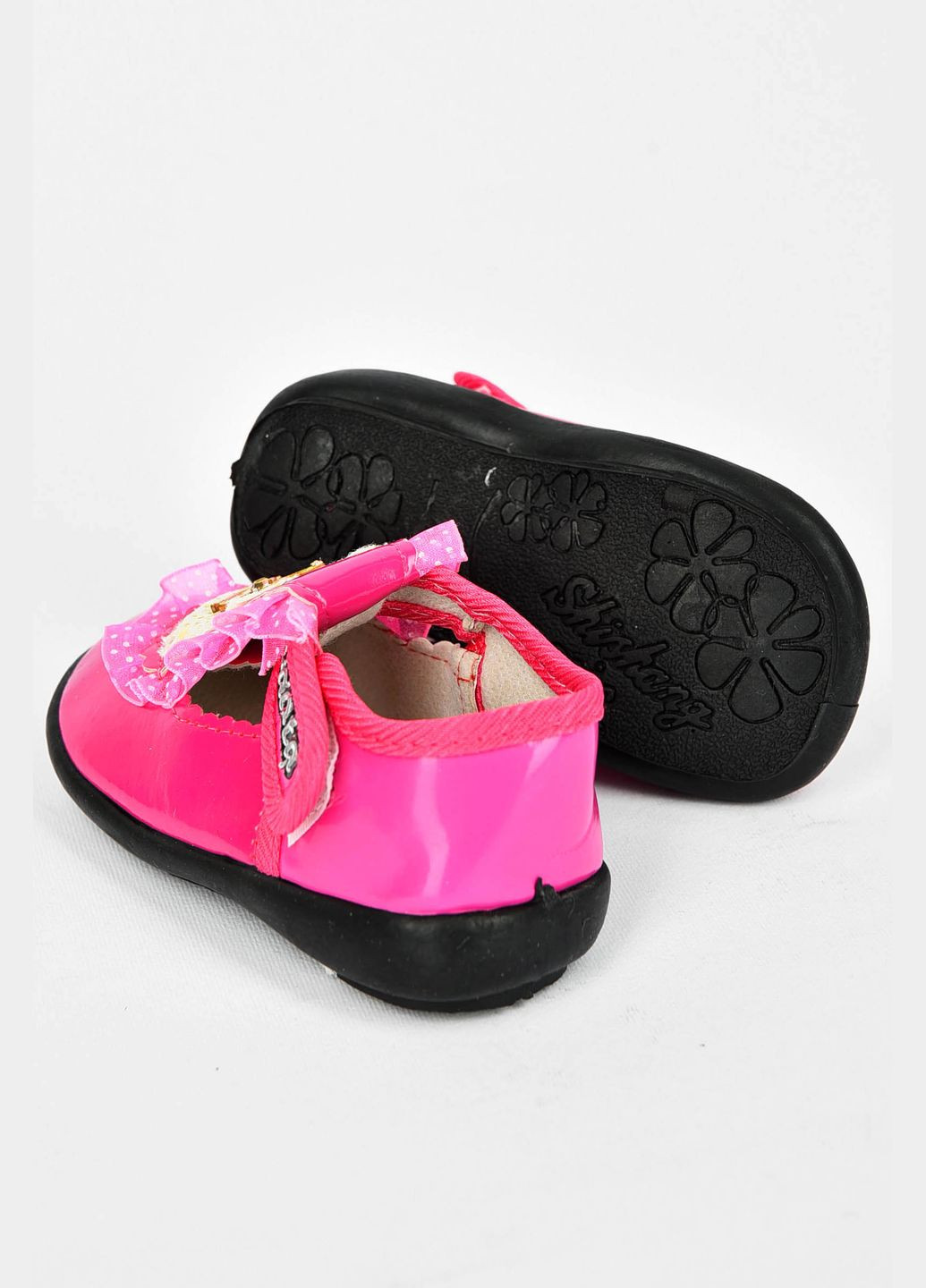 Розовые пинетки детские розового цвета Let's Shop