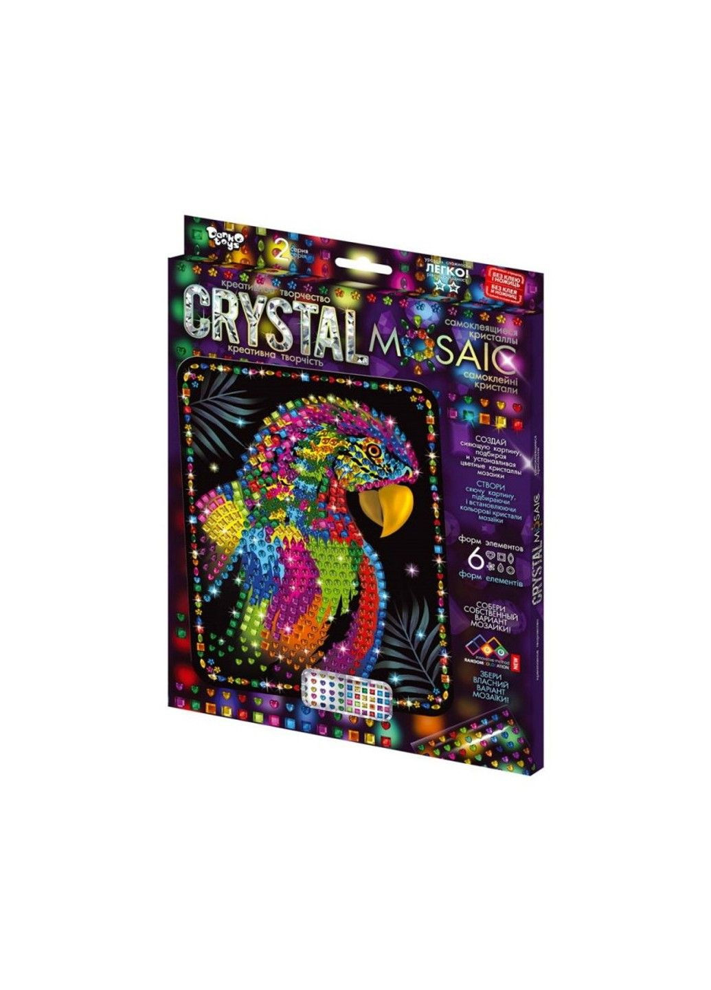 Набор алмазной мозаики вышивки Crystal mosaic Самоклеющиеся стразы кристаллы 5d Креативное творчество 28х22 см No Brand (332207832)