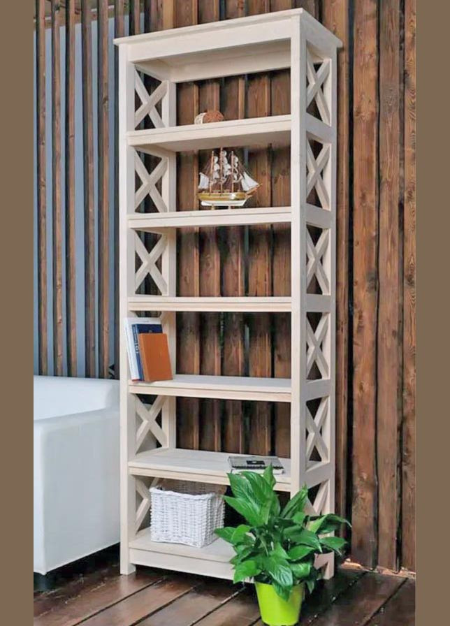 Стелаж кухонний з дерева Трасел 789 зефір (СТА-7896320) No Brand (327865433)