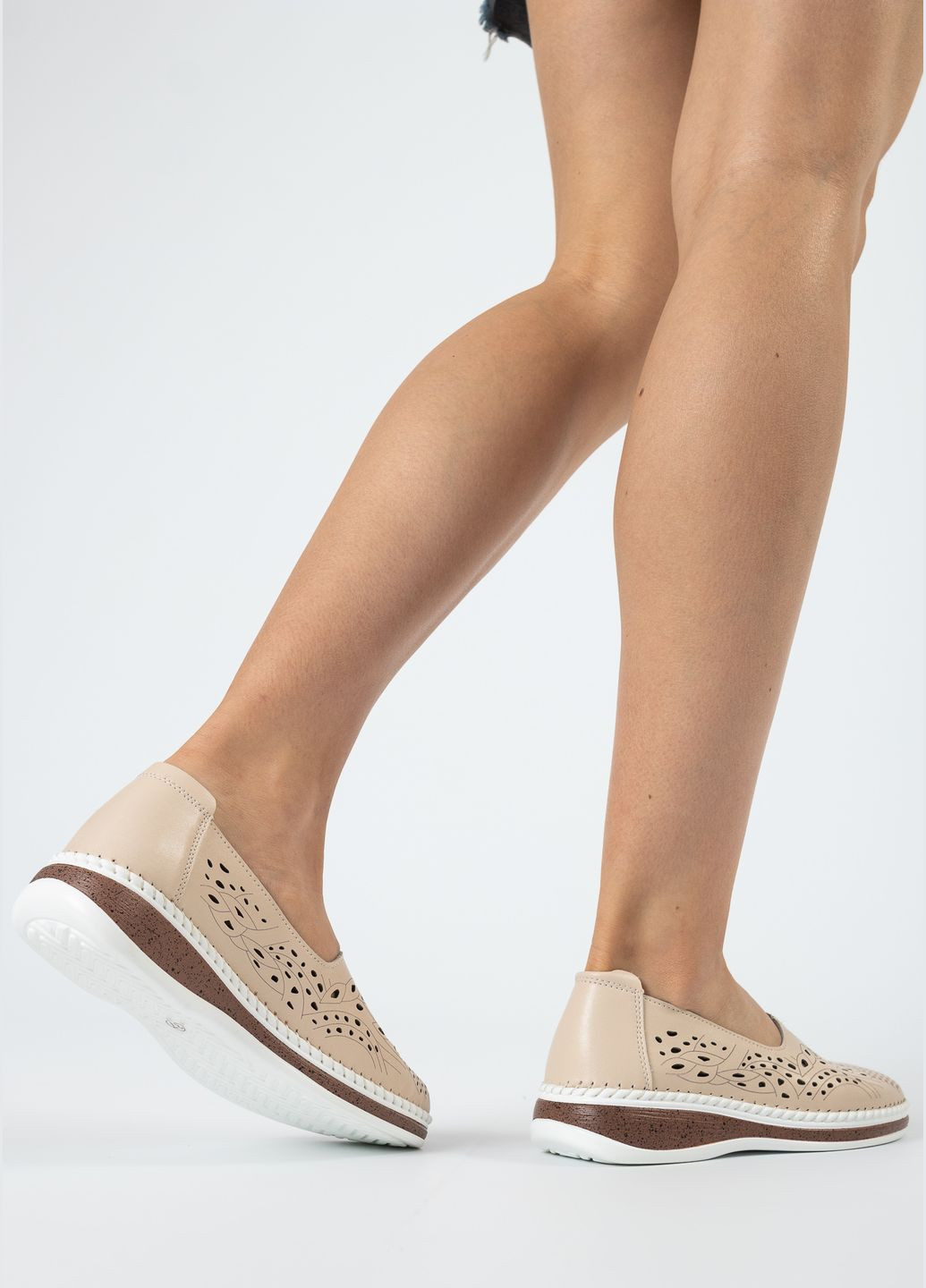 Lola Andy Туфлі (2461Т) бежевий з натуральна шкіра, китай — (341492067)