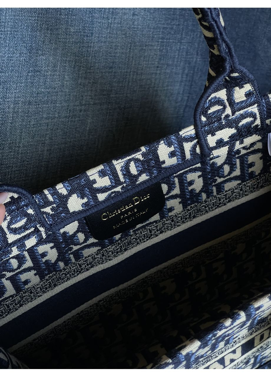 Сумка шопер текстиль шоппер Large size синій No Brand (369935100)