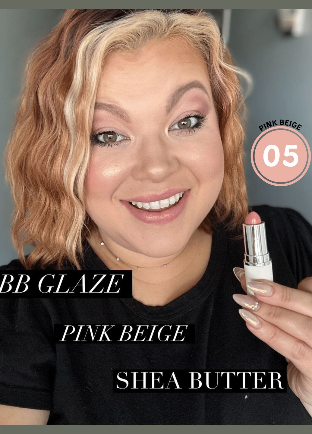 Глазированная губная помада ВВ Pink Beige 05 4 г Farmasi (295287858)