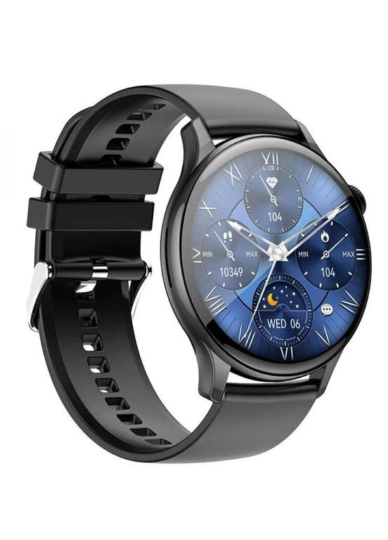Умные часы Y10 Pro AMOLED Smart sports watch (с поддержкой звонков) черные Hoco (293345642)