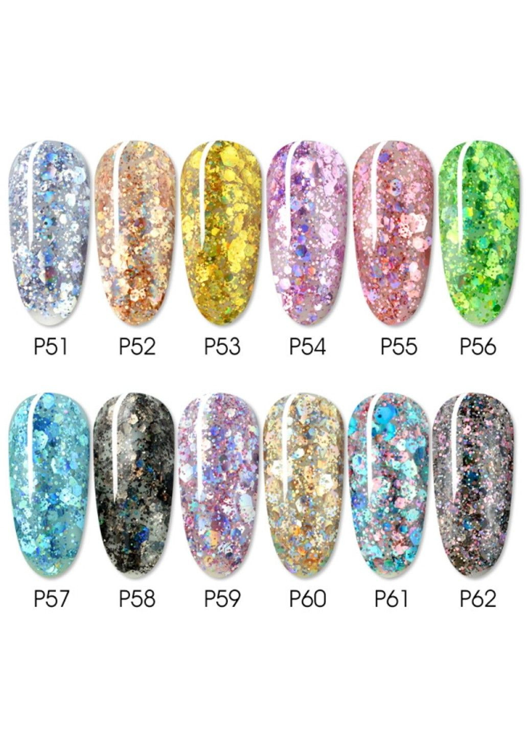 Shaped Sequin Color Gel MagicNail (292734096)