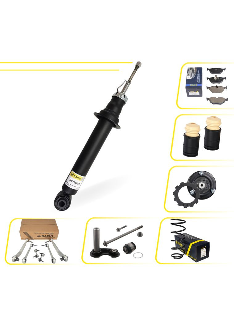 Комплект задньої ходової (Швеція) на BMW 5 (E39), БМВ 5 (Е39) 96-03 #RL170855KIT UANFXKX22 Raiso (361234277)