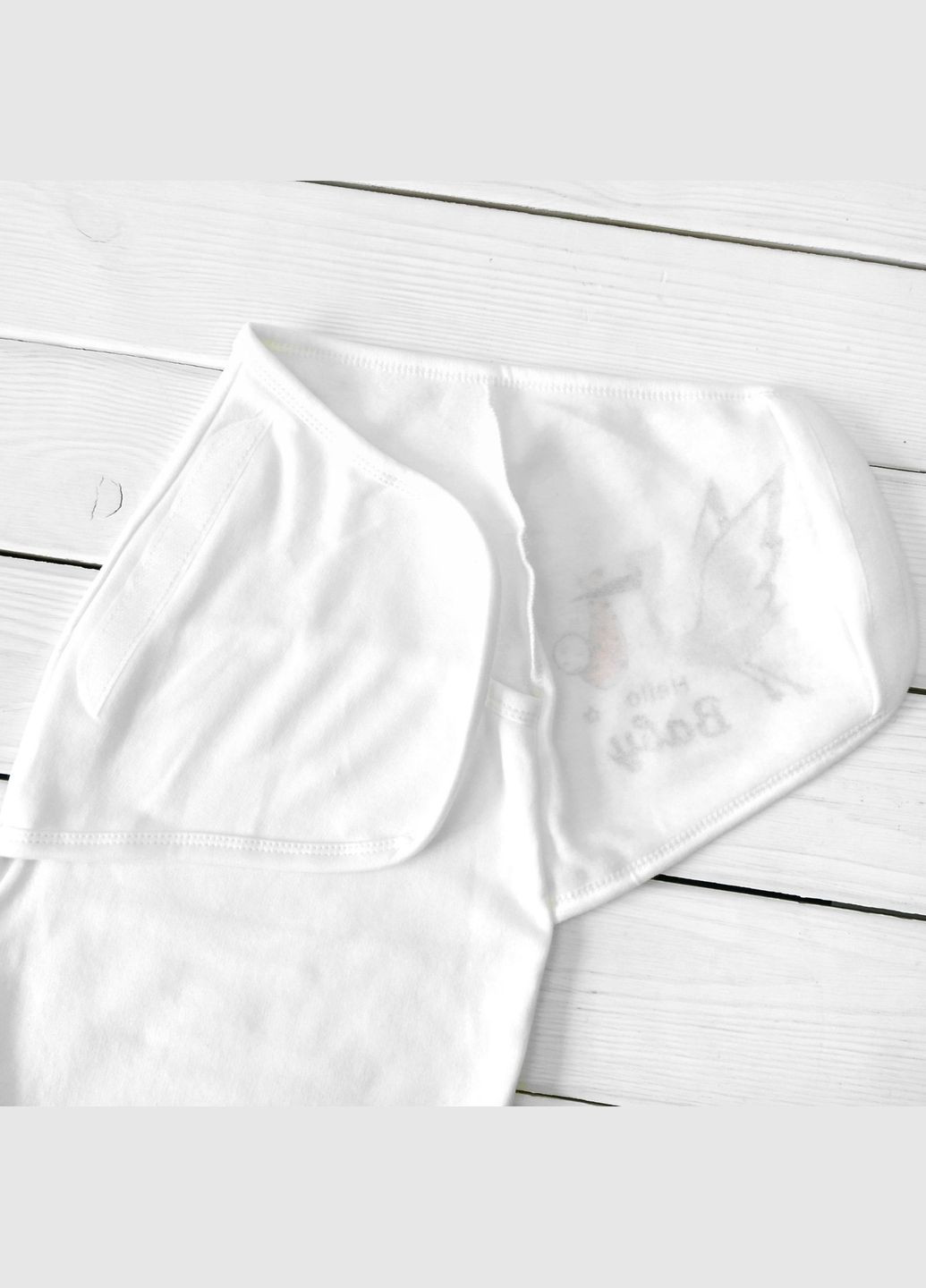 Пелюшка-кокон на липучці Leleka Білий dexter's (327610252)