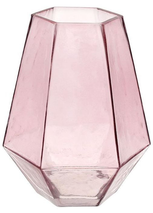 Ваза декоративная Ancient Glass "Винченцо" 21х17см, стекло, розовый Bona (329898864)