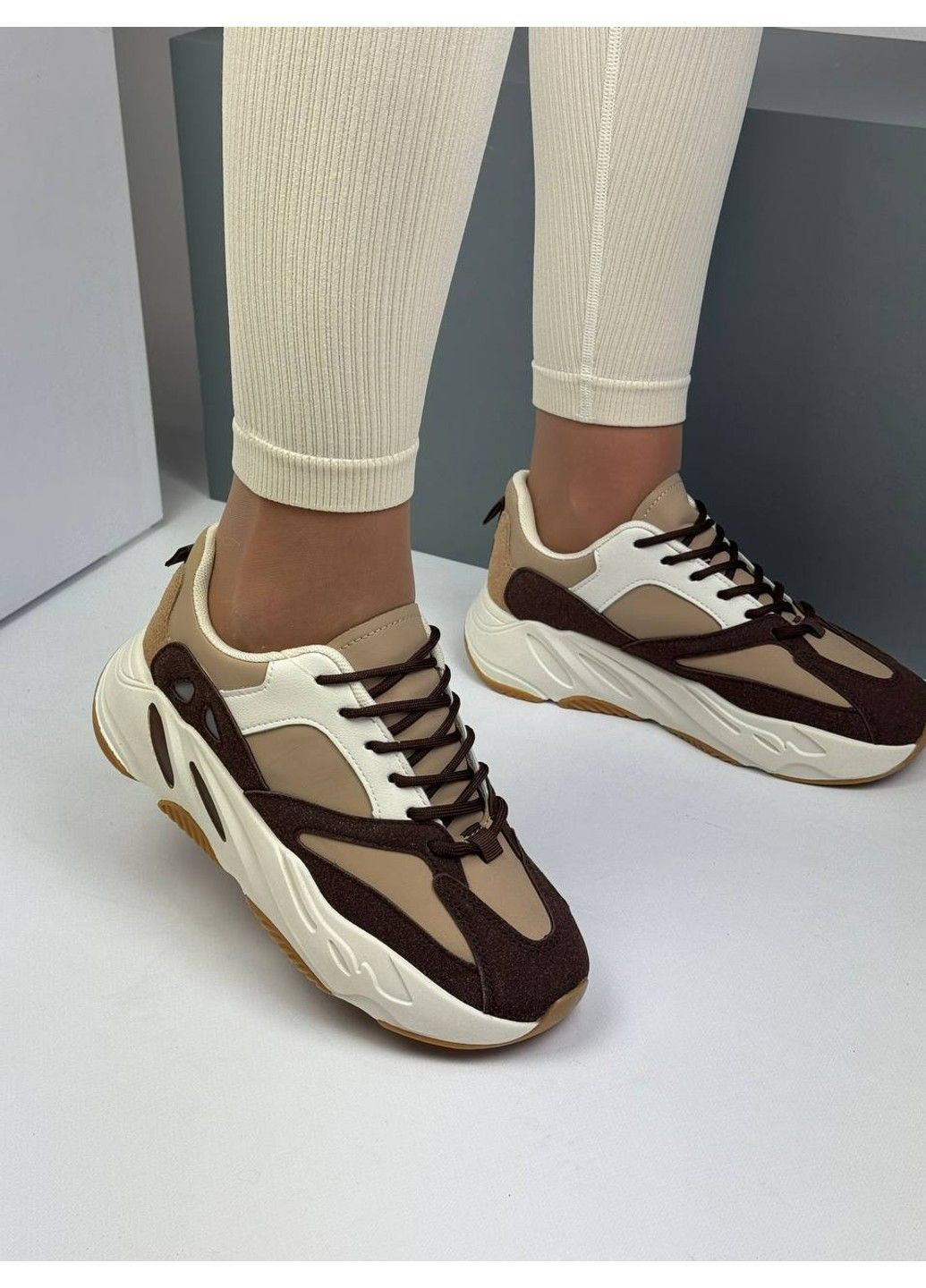 512 Кросовки Кожаные Черные MD белые демисезоны (372384819)