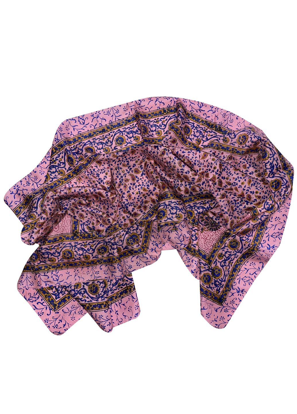 Шарф шовковий рожевий a-1637 180х55 см Silk Route (298426442)