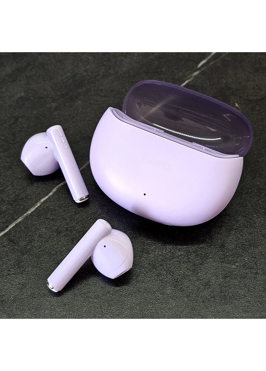 Жіночі бездротові навушники EW38 котик 300 мА·год 4 години Purple Hoco (353497620)